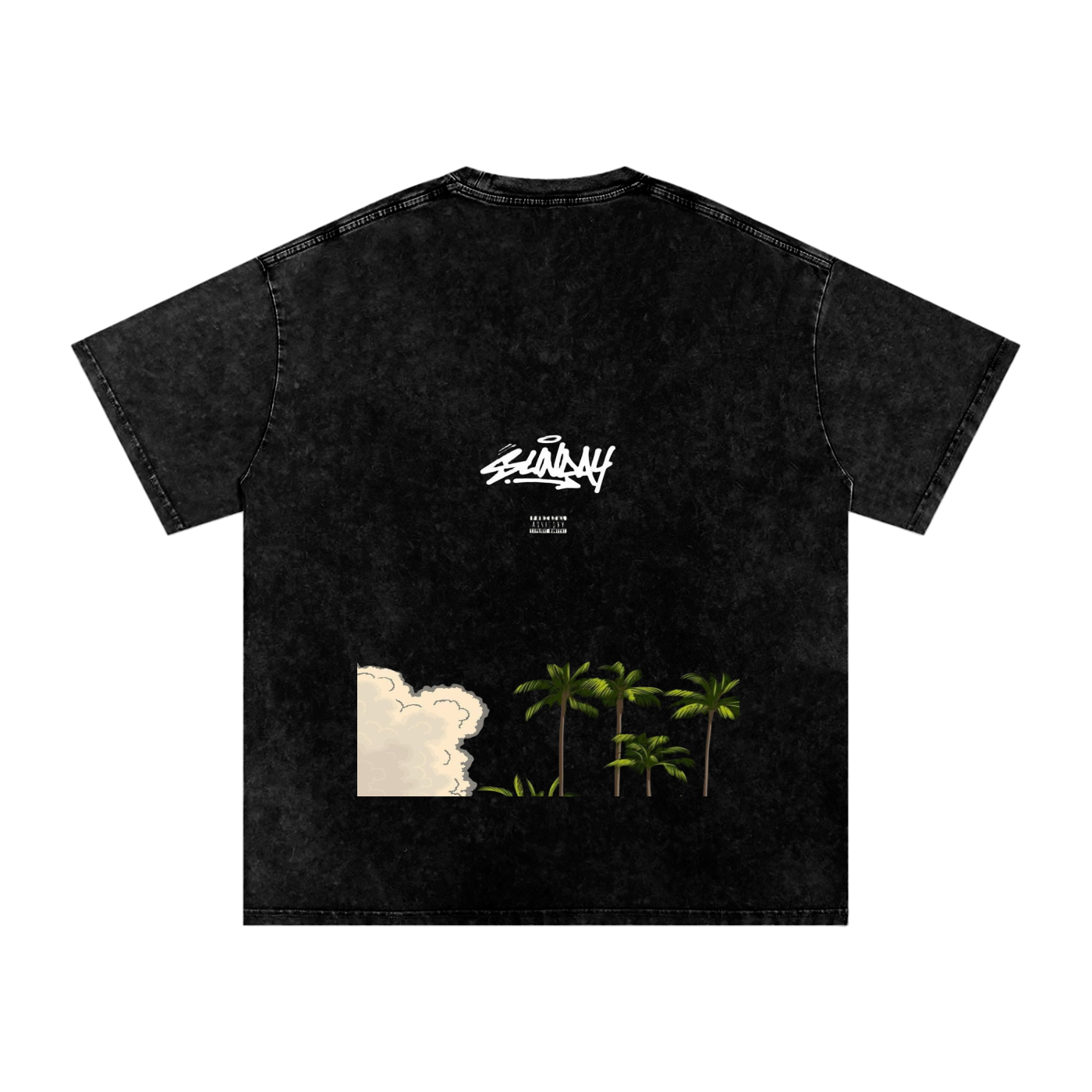 Acid Wash Oversize T-Shirt - 250 GSM